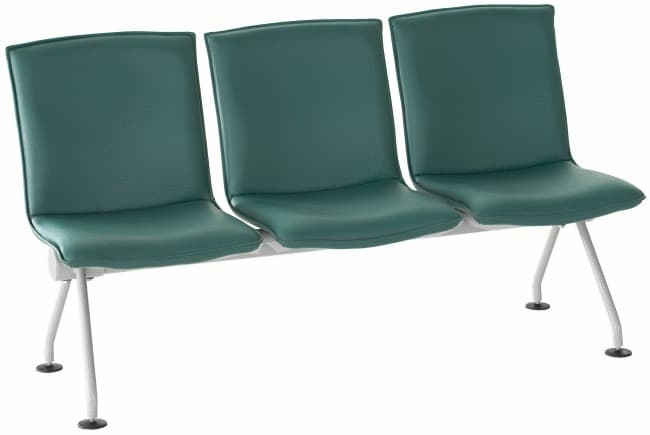 เก้าอี้แถว 3 ที่นั่ง หุ้มหนัง PVC ROCKY VC-7...