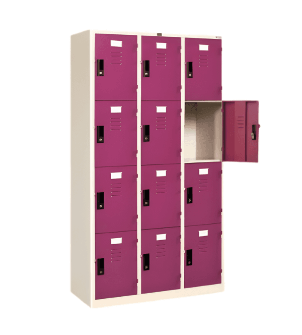 ตู้ล็อคเกอร์เหล็ก 12 ช่อง