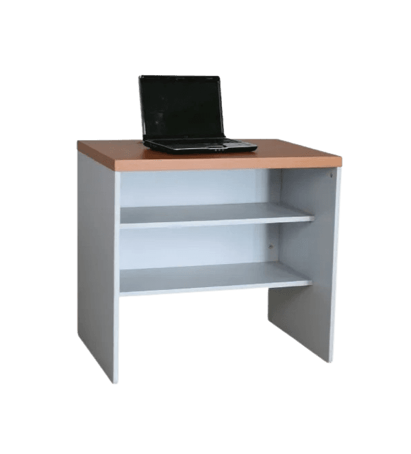 โต๊ะโล่งขาไม้ พร้อมชั้นวางของ ROCKY D-800