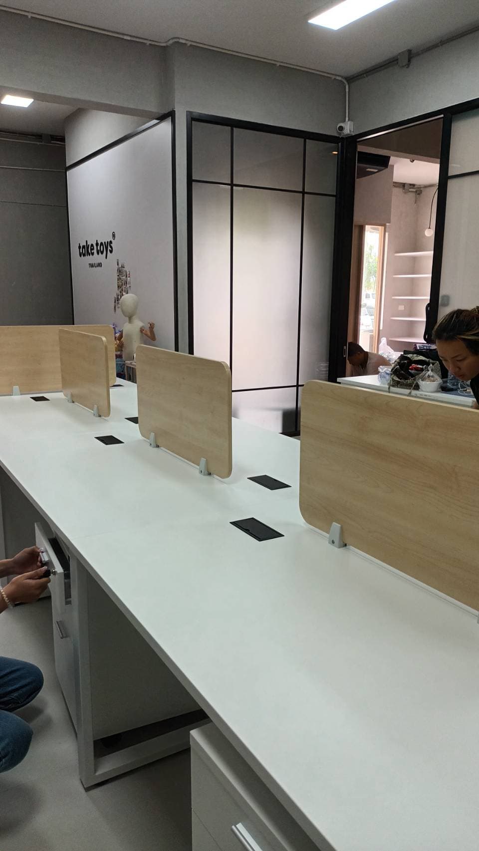 โต๊ะทำงานกลุ่ม 6 ที่นั่ง