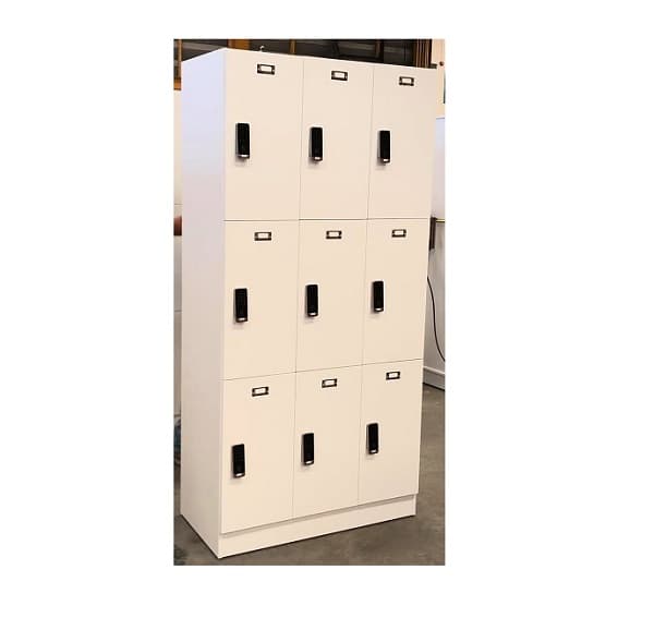 ตู้ล็อคเกอร์ไม้กันชื้น 9ช่อง
