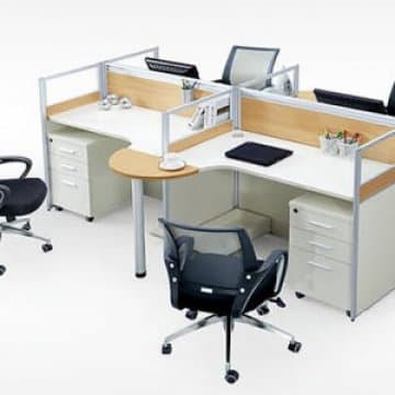 โต๊ะทำงานกลุ่ม 4 ที่นั่ง