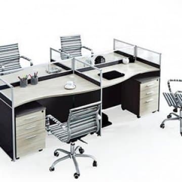 โต๊ะทำงานกลุ่ม 4 ที่นั่ง