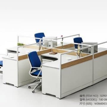 โต๊ะทำงานกลุ่ม 4 ที่นั่ง