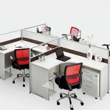 โต๊ะทำงานกลุ่ม 4 ที่นั่ง