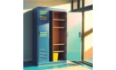 Bluelockerwithsunlight Bluelockerwithsunlight